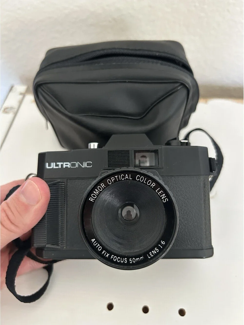 Ultronic Kinectic optical Color Lens Auto Fix Focus 50 Mm Lens Black Film Camera
